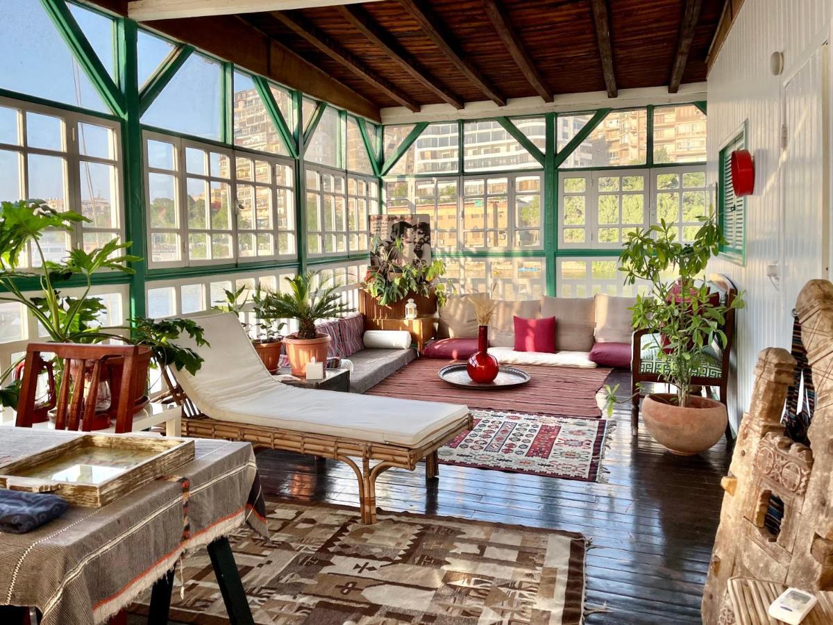 Houseboat65 - Historic Home On The Nile - Central カイロ エクステリア 写真